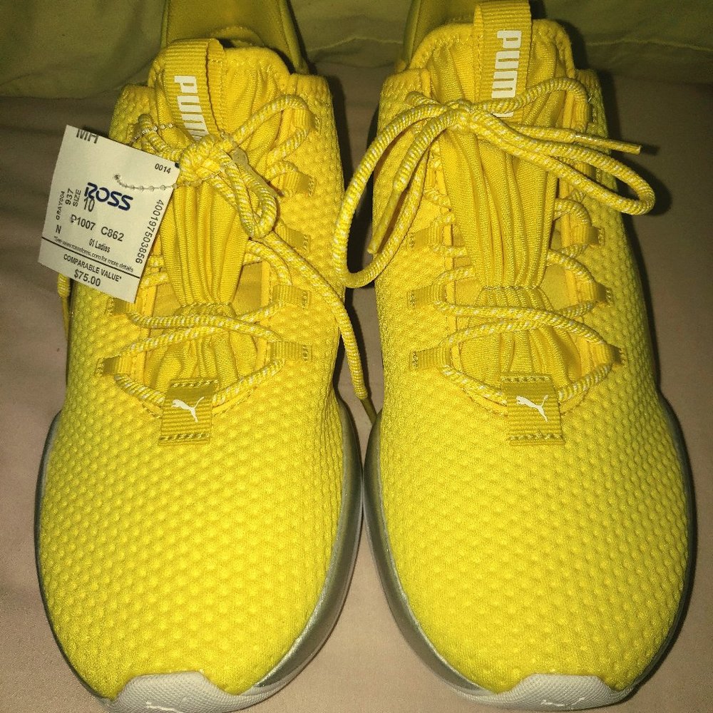 PUMA Hybrid Yellow Sneaker